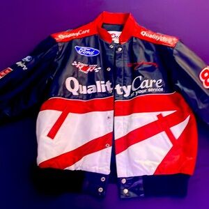 Men’s Leather Ford/Dale Jarrett Nascar jacket